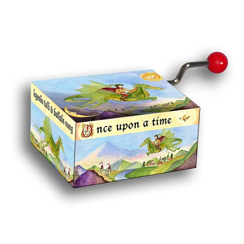 5677 Dragon's World Mini Music Box, 2-Inch, Multicolor